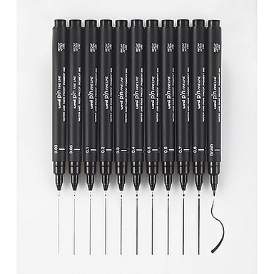 Uni PIN Fineline Drawing Pens