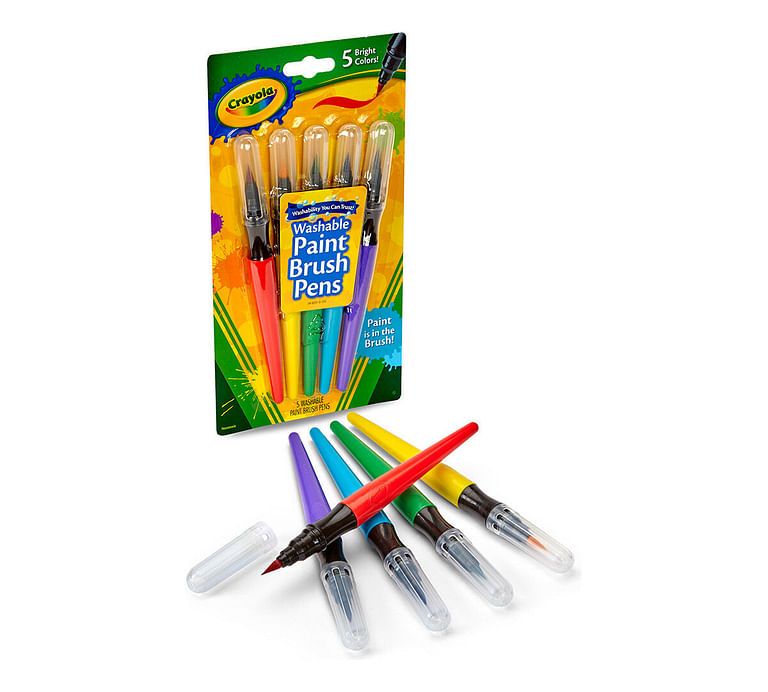 5-color Paint Brush Pen Set
