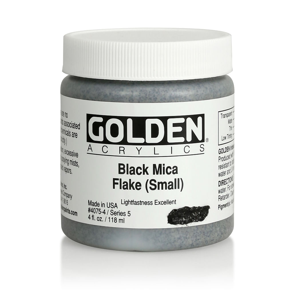 Golden Acrylic 4oz Gold Mica Flake (Large)