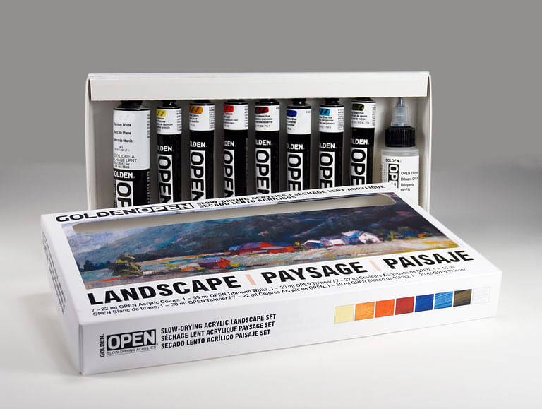 8-color Landscape OPEN Acrylics Set