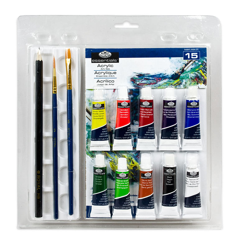 15-piece Essentials Acrylic Paint Set
