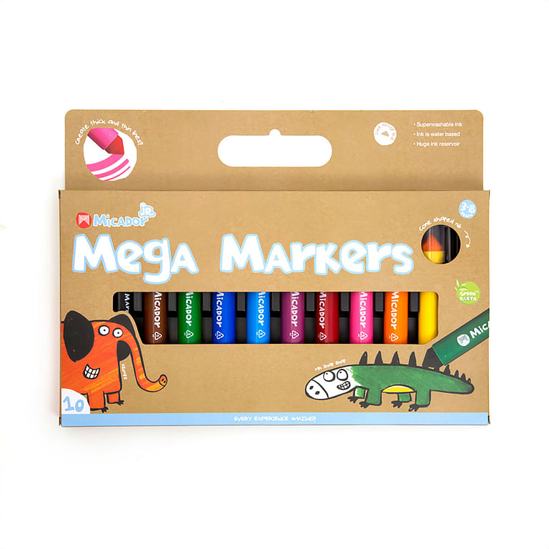 10-color Mega Markers Pack