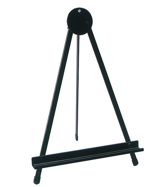 Black Folding Aluminum Table Easel
