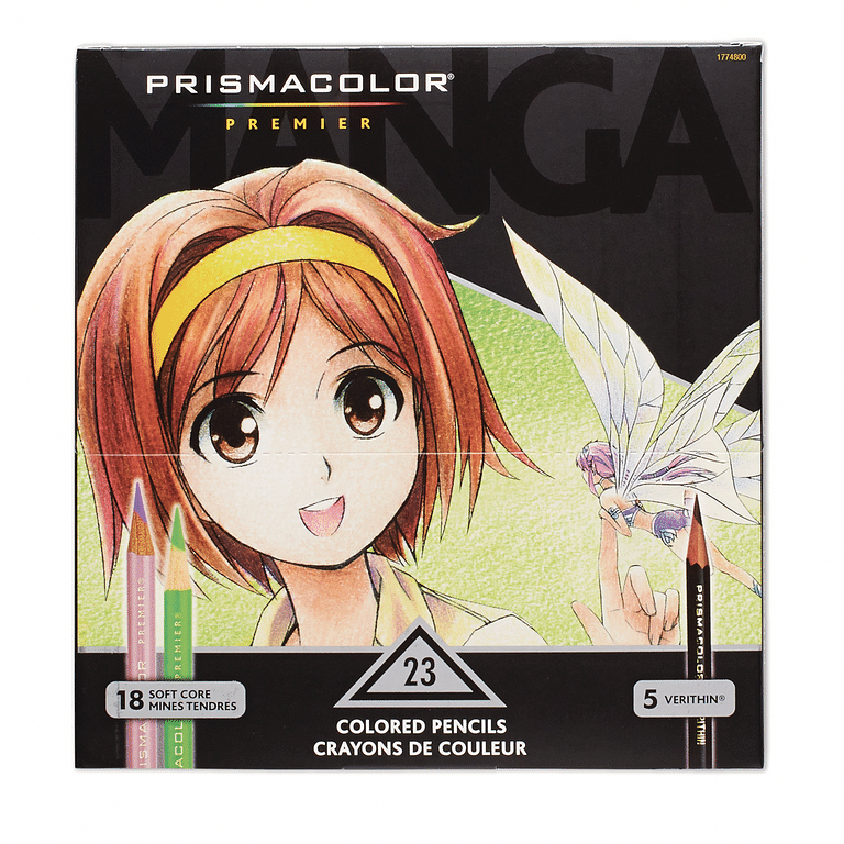 23-piece Premier Manga Colored Pencil Set