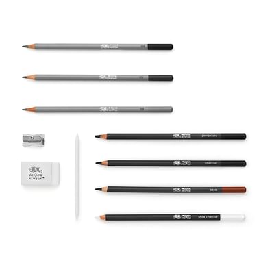 Charcoal Drawing Pencil Set 6 Pieces
