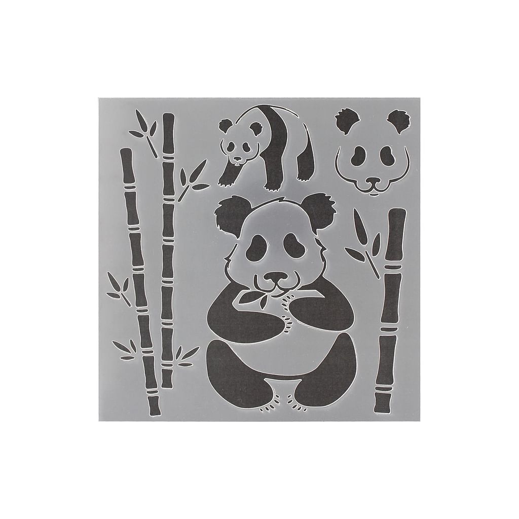 panda stencil