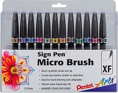 Professional Micro-Tip Pens - Set of 18 — Shuttle Art