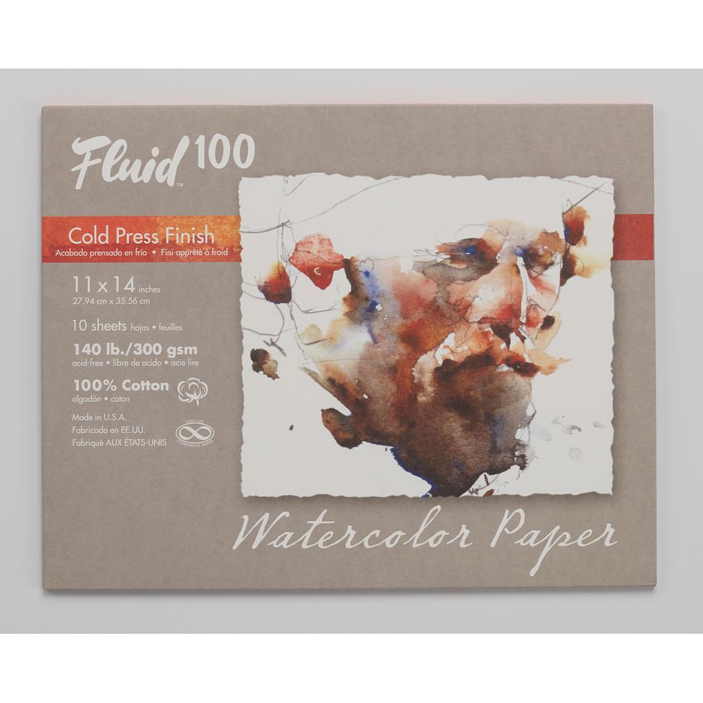 Fluid 100 Watercolor Paper Pochettes