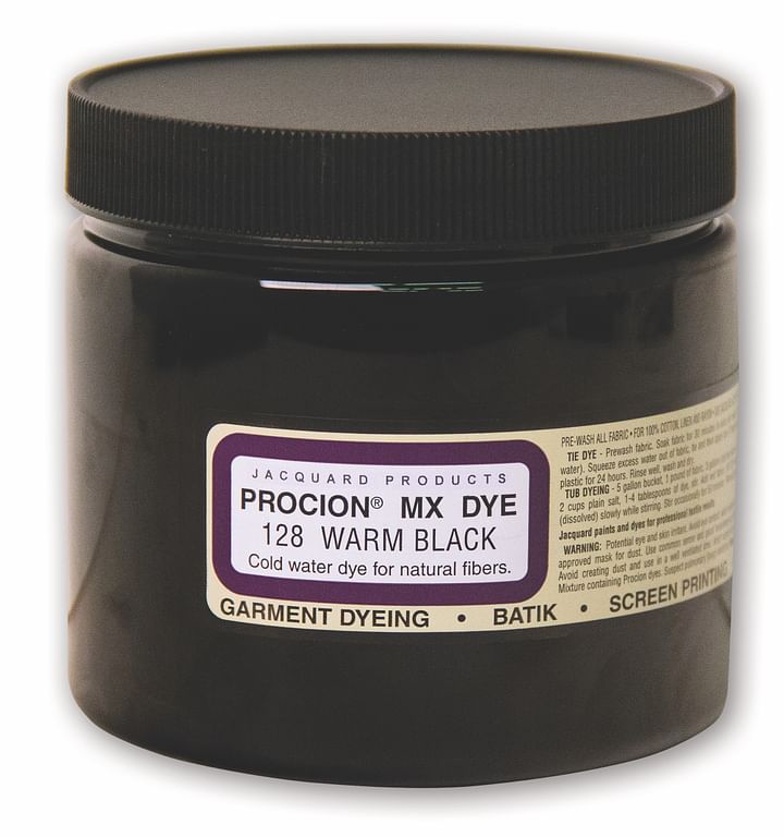 8oz Warm Black Procion MX Dye