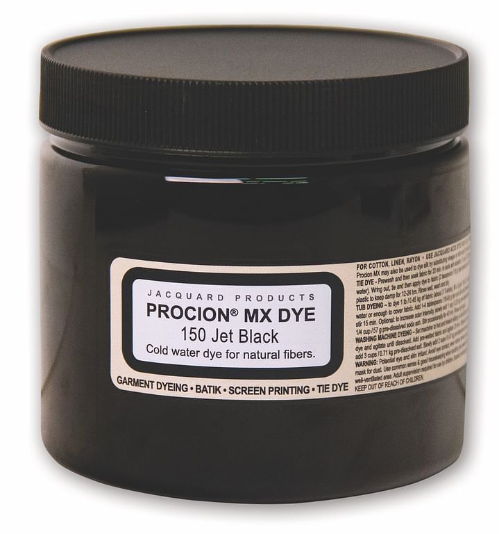 8oz Jet Black Procion MX Dye