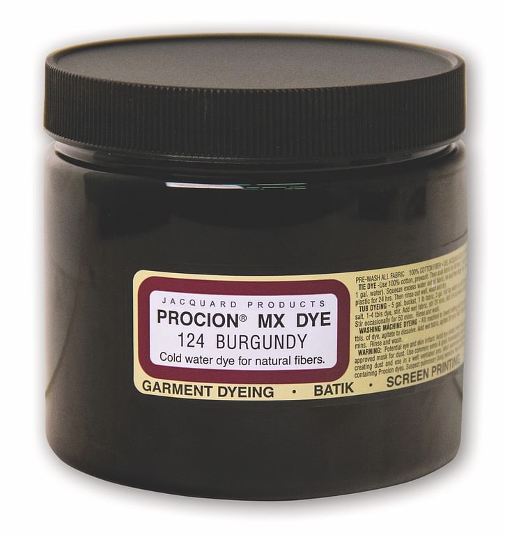 8oz Burgundy Procion MX Dye