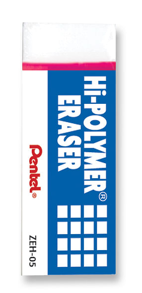 Small White Hi-Polymer Block Eraser