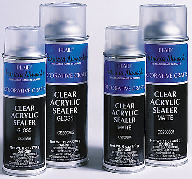  Plaid Clear Acrylic Sealer Aerosol Spray, 6 Ounce