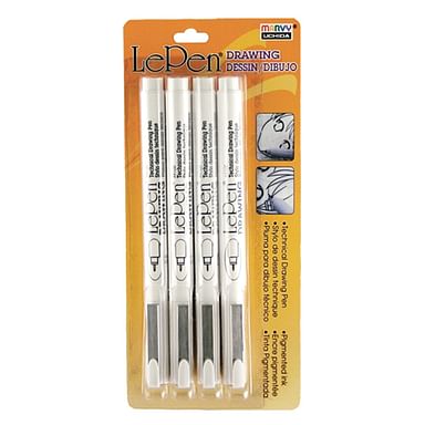 4-piece Le Pen Drawing Pen Set @ Raw Materials Art Supplies