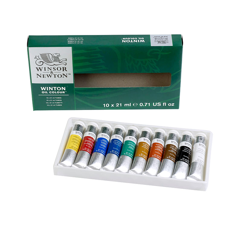 10-color 21ml Basic Winton Oil Colors Set