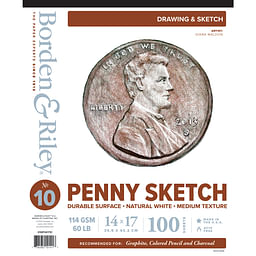 #10 Penny Sketch Drawing Paper