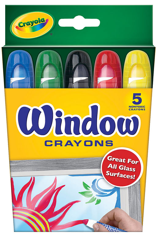 5-color Window Crayon Set