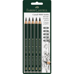 Castell 9000 Jumbo Graphite Pencil Set