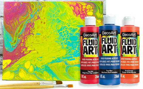 Fluid Art Pouring Acrylics