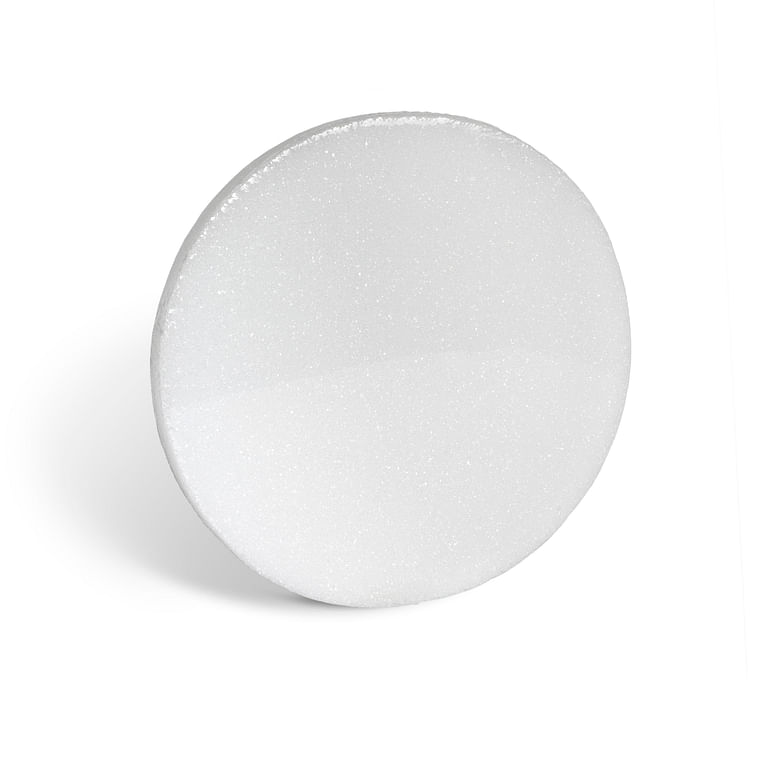 12x1 White Disc Styrofoam