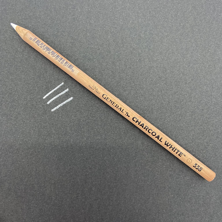 Charcoal White Pencil