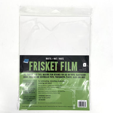 9 x 12 Matte All Purpose Frisket Film (Pack of 6) @ Raw Materials Art  Supplies