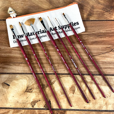 Velvetouch Long Handle Mixed Media Brushes @ Raw Materials Art Supplies